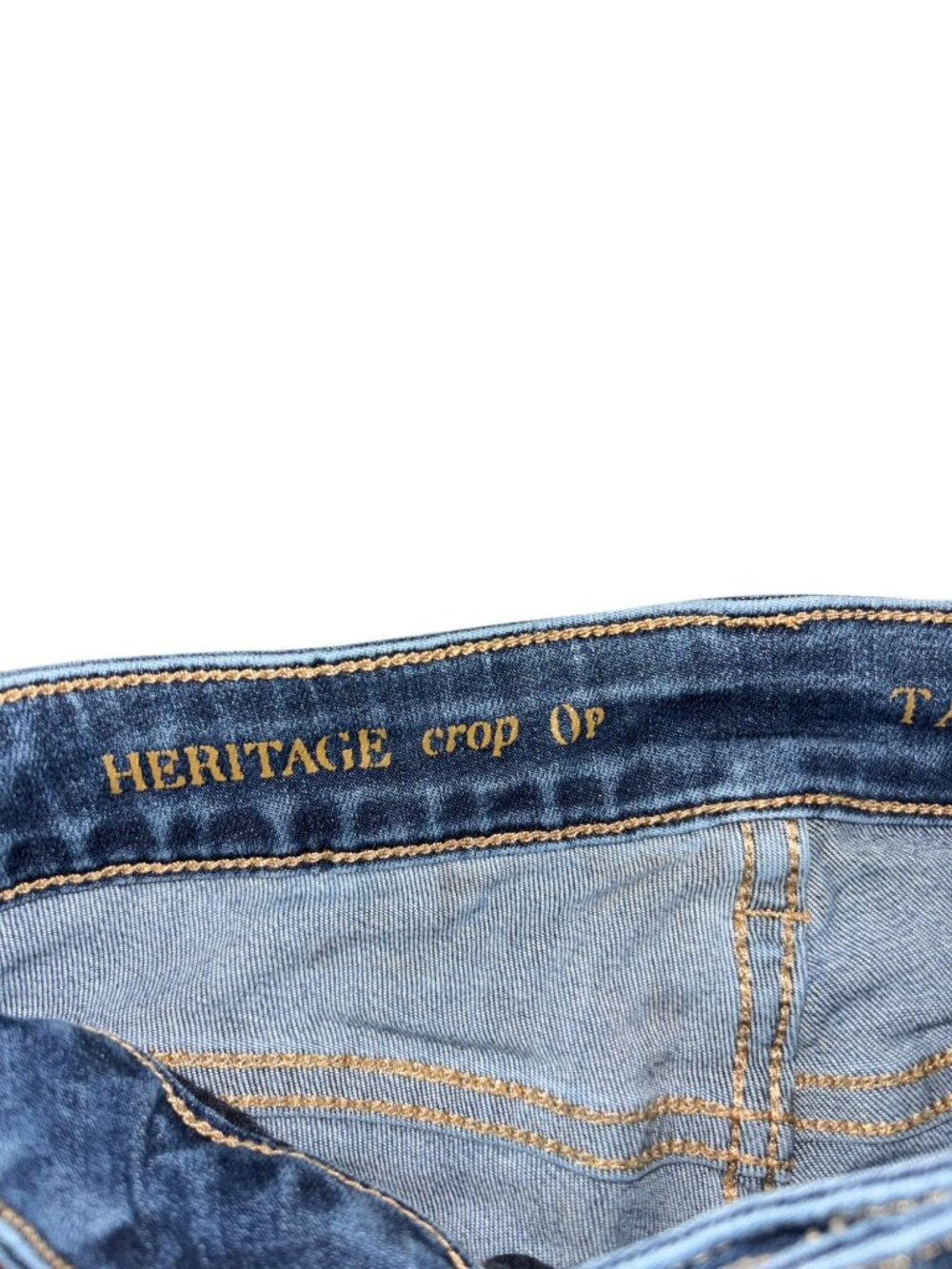 Talbots Zero Petite Heritage Crop 27" Waist Ankle Zips - Picture 4 of 7